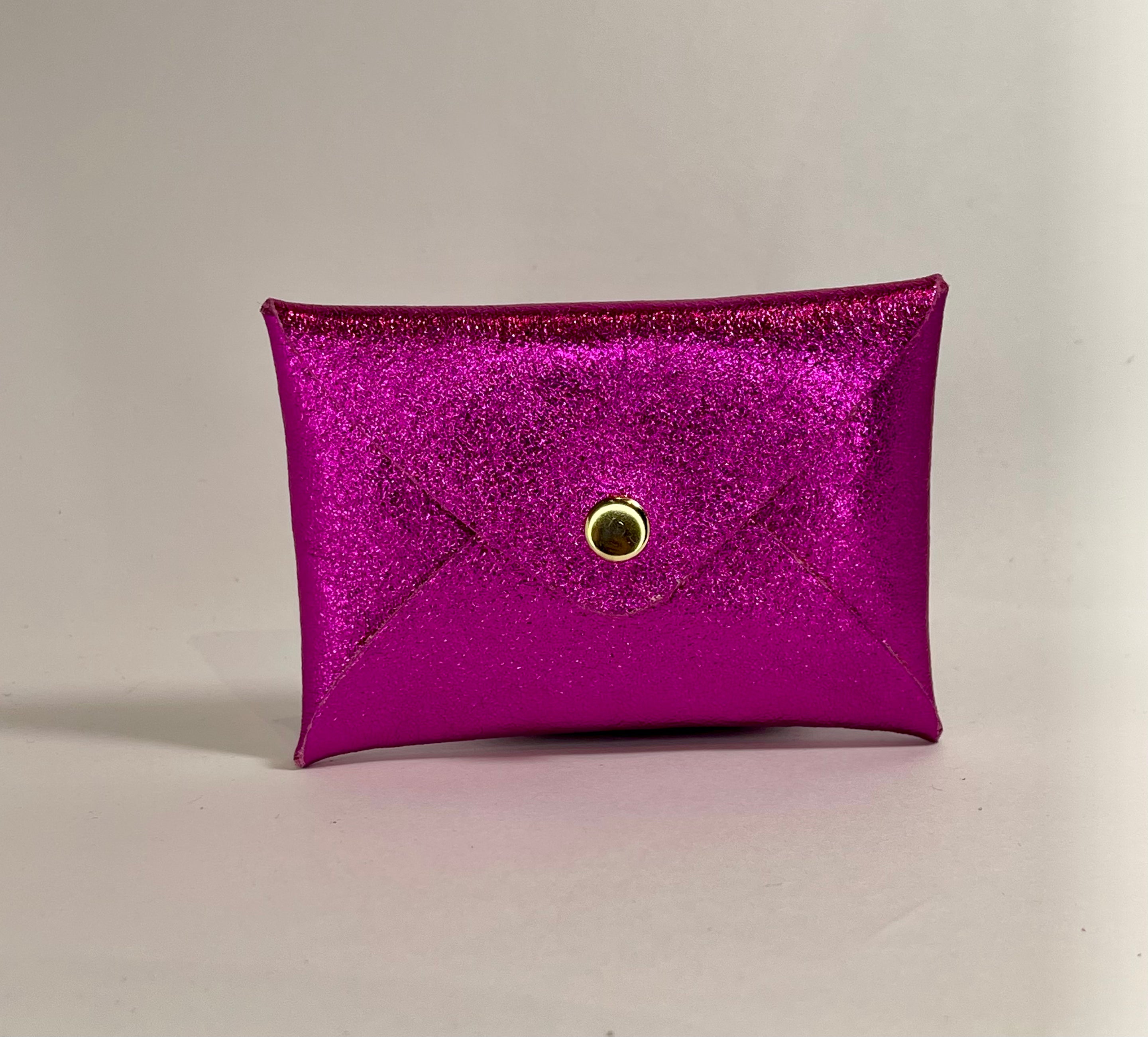 Porte carte ORIGAMI Cuir irisé