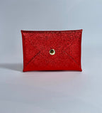 Porte carte ORIGAMI Cuir irisé