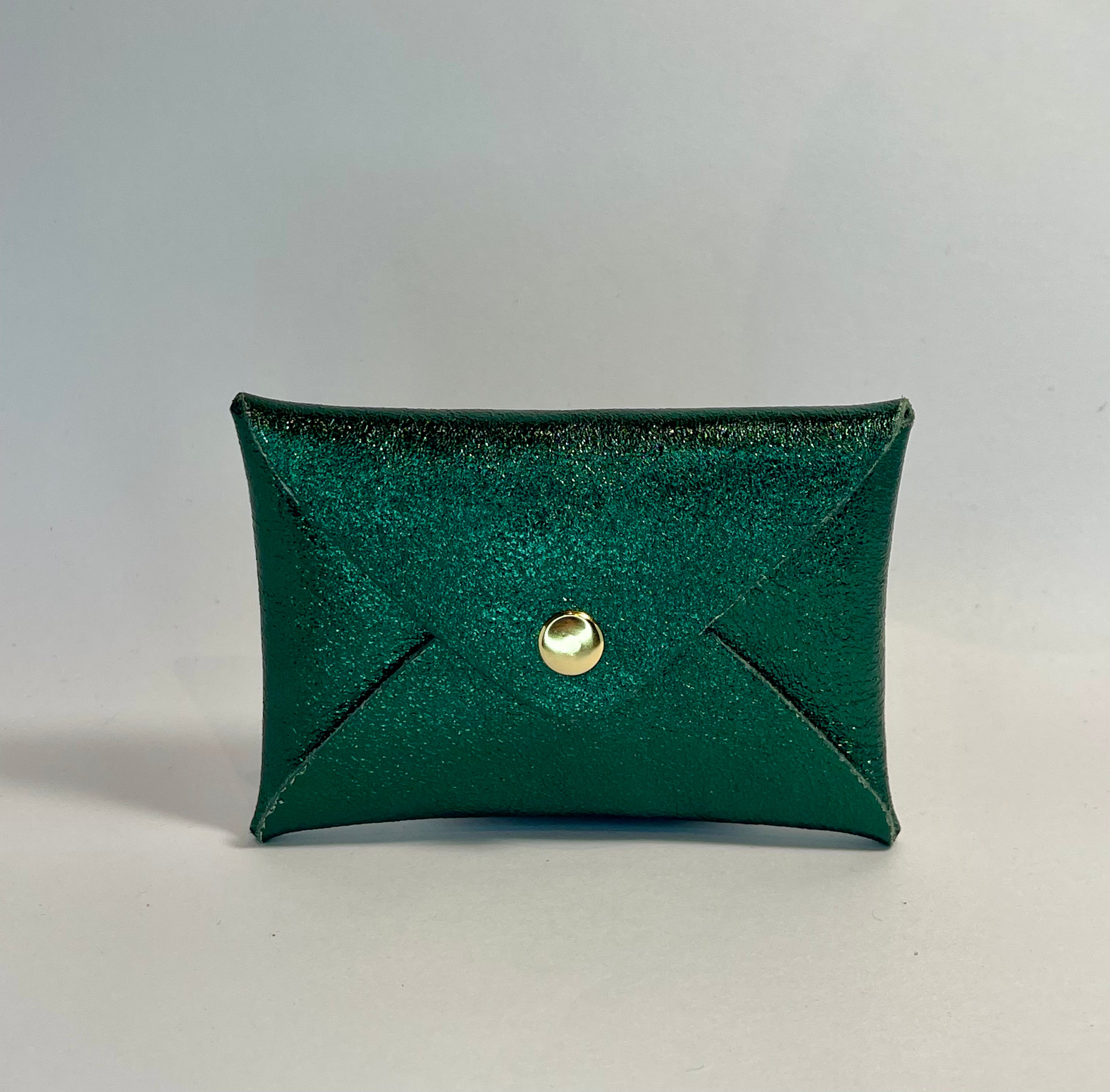 Porte carte ORIGAMI Cuir irisé