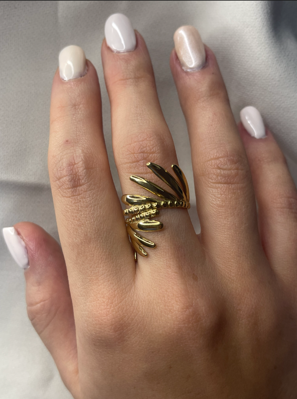 Bague feuille