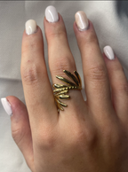 Bague feuille