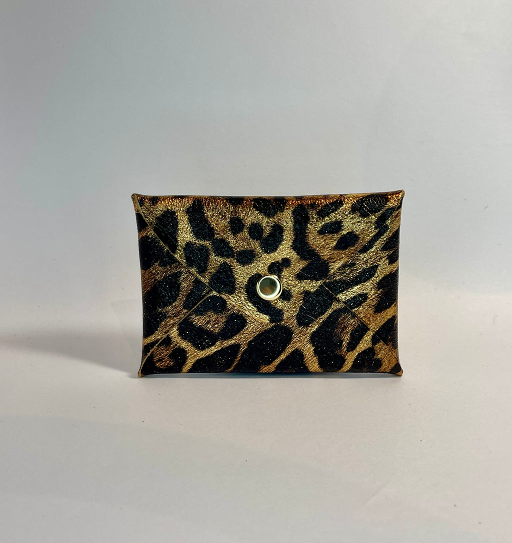 Porte carte ORIGAMI Cuir irisé