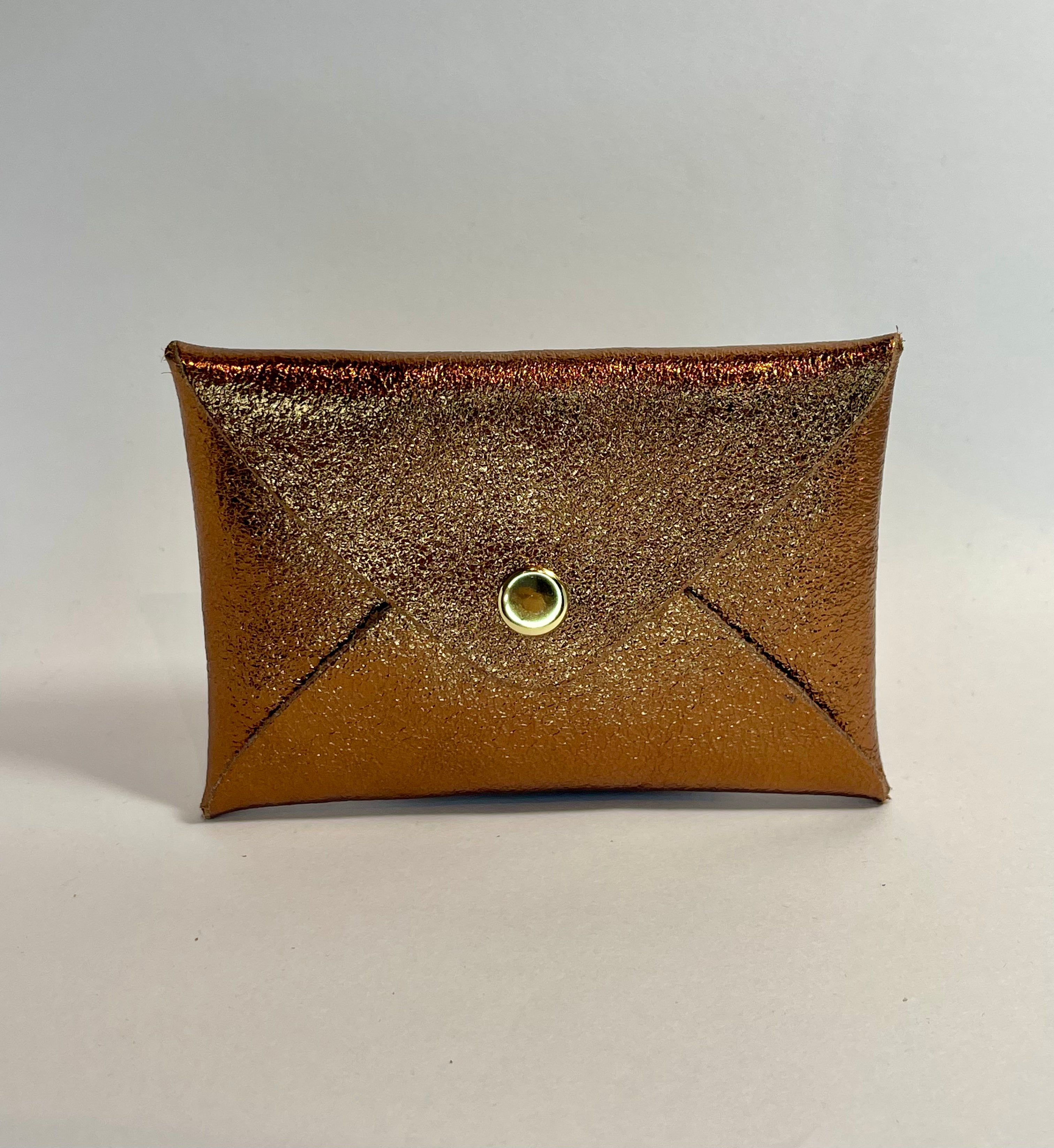 Porte carte ORIGAMI Cuir irisé