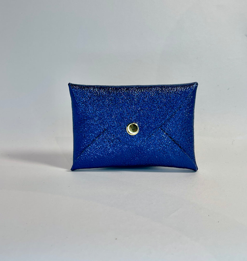 Porte carte ORIGAMI Cuir irisé
