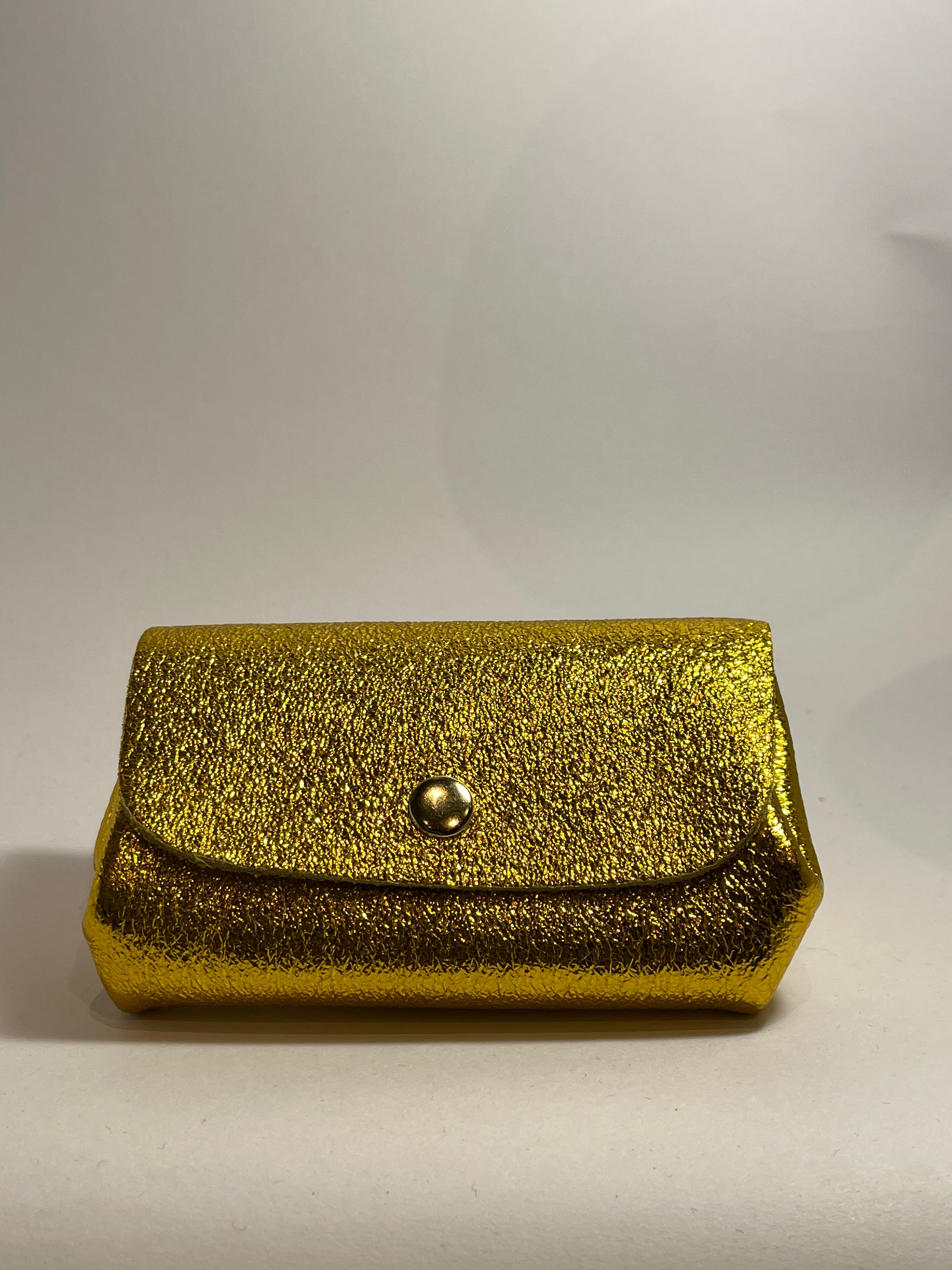 Porte monnaie accordéon cuir irisé