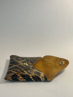 Porte carte ORIGAMI Cuir irisé