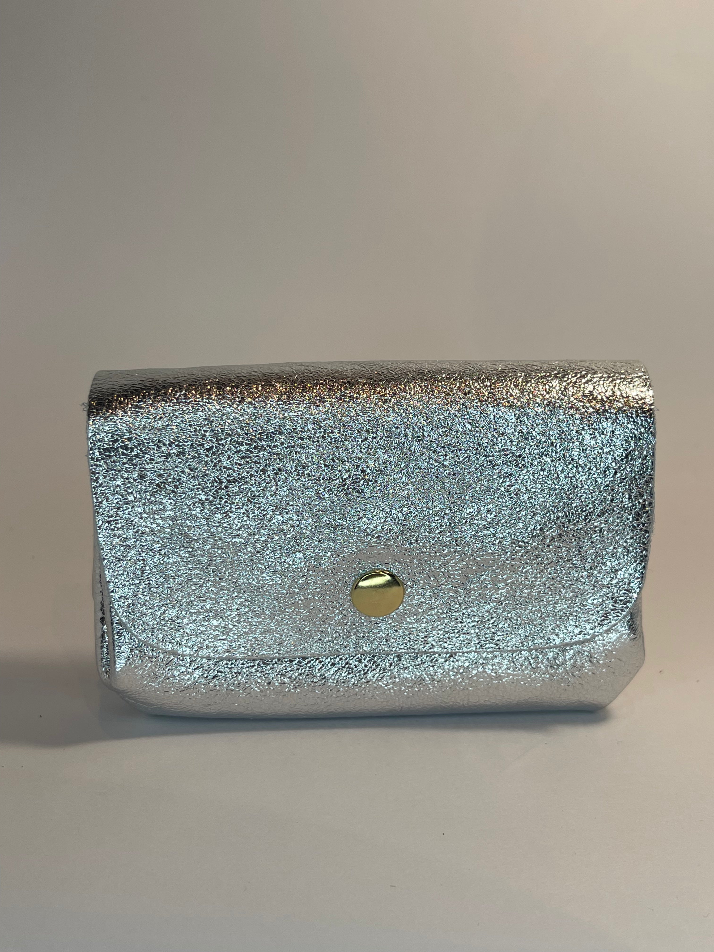 Porte monnaie accordéon cuir irisé