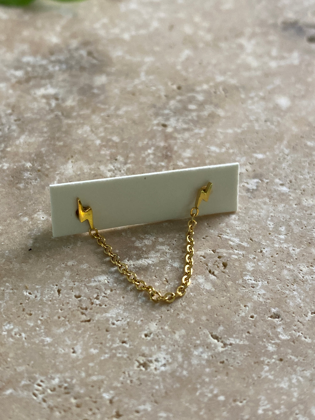 Bijou d'oreille double éclair