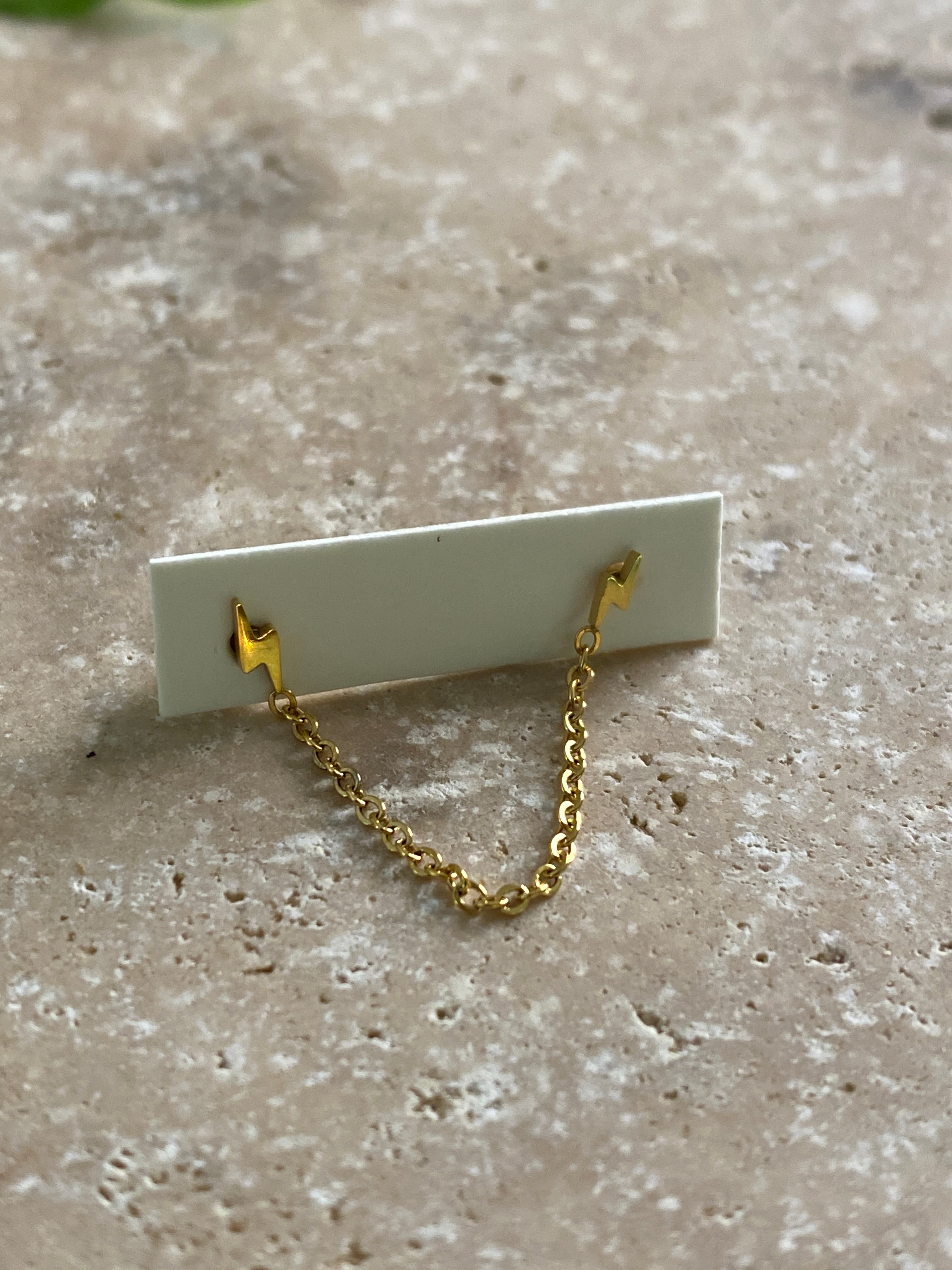 Bijou d'oreille double éclair