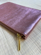 Pochette cuir métallisé GM