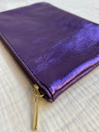 Pochette cuir métallisé GM