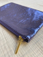 Pochette cuir métallisé GM