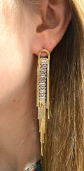 TINA Boucles pendantes strass