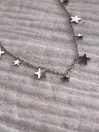 Bracelet acier inoxydable, mini étoiles