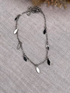 Bracelet acier inoxydable, pétales